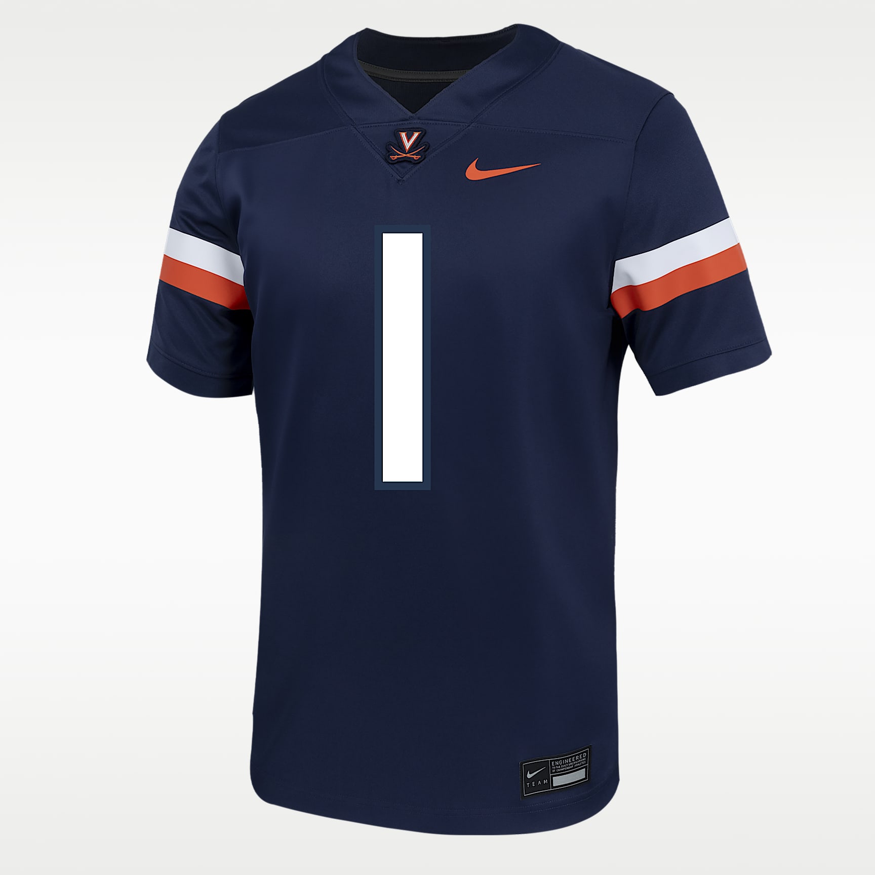 NCAA アメフトユニフォーム　NIKE Virginia Men's Nike College Football Replica Jersey. Nike.com